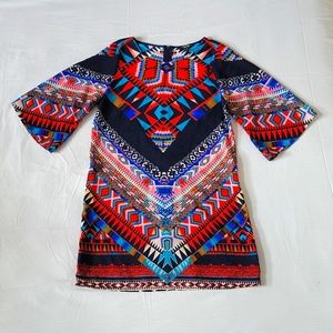 BeBop multicolor summer dress, Size Small